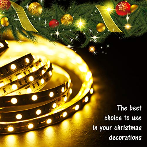 CANOPUS Double Sided Tape, Heavy Duty Adhesive Tape, LED Mounting Tape, Waterproof Foam Tape, 0.4in x 100ft, Suitable for LED Strip Lights, Indoor/Outdoor Craft, Home & Office Projects