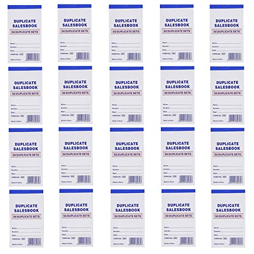 Online Best Service 20 Pack Lot Sales Book Order Receipt Invoice Carbonless Copy 50 Sets 3.5" X 5.5"