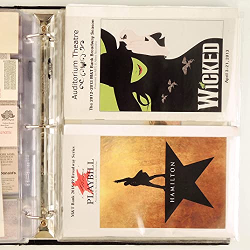 StoreSMART Program & Playbill Binder Page - 2 Pockets per Page - 50-Pack - MC50-PG-50