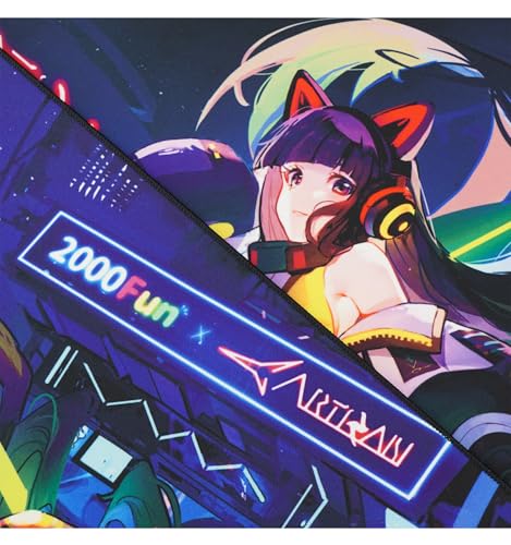 Artisan XXL Soft Gaming Mousepad for Esports NINJA FX Zero, 2000FUN Collaboration, Yakō Night Scene Special Edition