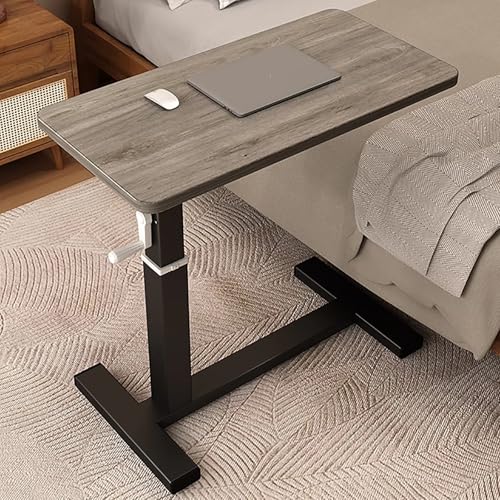HSPLXYT Standing Desk Mobile Desk Office Desks Study Table Raising Desks Manually Adjust The Desk Height Bedside Table for Home Office, Workstation Business Furniture(Patterned,80cm/31.49in)