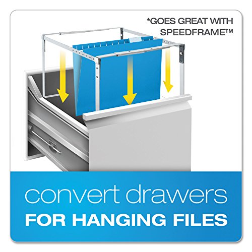Pendaflex Reinforced Hanging File Folders, Letter Size, Assorted, 1/5 Cut, 25/BX (4152 1/5 ASST)