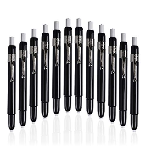 Bundle of Listo 1620 Marking Pencil/Grease Pencils/China Marking Pencils/Wax Pencils - White, Box of 12 With 72 Refills