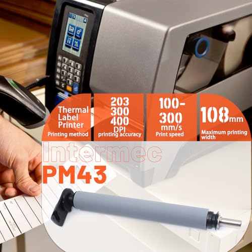 GETPARTS 710-118S-002 Kit Platen Roller for Intermec PM42 PM43 PM43c Thermal Printer Transfer Roller 200/300/400dpi