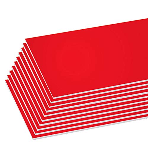 BAZIC Products Red Foam Board, 20 x 30 in, 25-Case