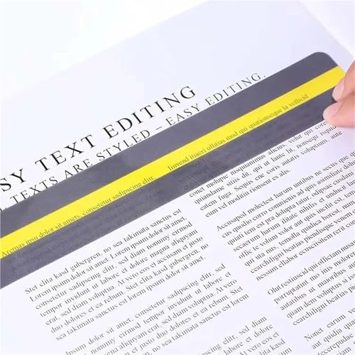 Guided Reading Strips 48-Pack Guided Reading Strips, Colored Overlay Highlight Bookmarks for Children's Study Aid