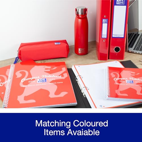Oxford Lever Arch Files, 10 Pack Folders, Assorted Colours