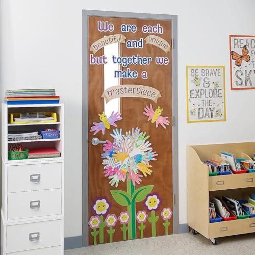 Social Emotional Learning Handprint Flower Classroom Door Decoration