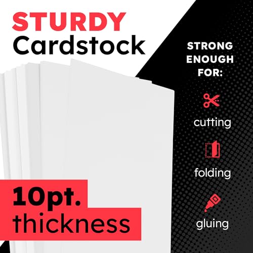 Hygloss White Poster Board 22 x 28-50 Count Bulk Pack, 10 Pt. Thickness