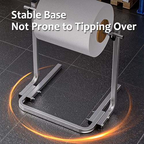 Xoiasth 30-80cm Bubble Wrap Dispenser Stand, Manual Standing Wrapping Roll Stand, Baffle Positioning and Adjustable Bubble Wrap Tension, for Commercial Warehouses and Commerce Packing (40cm)