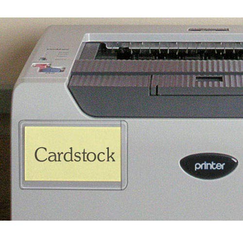 StoreSMART - Peel & Stick Business Card Holder - Open Long Side - Archival Plastic - Heavy-Duty Sealed Edges - 500 -Pack - TL20144-500