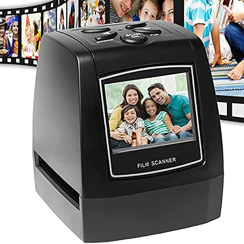 Negatives Scanner,Photo Digital Image Viewer Scanner,Convert 135 Film/35mm Slide to JPG Digital Photos,Works with Different Types of Film Slides