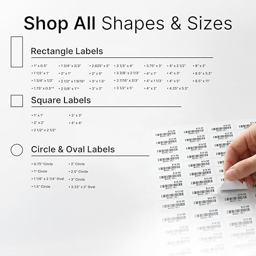 1.75" X 0.5" Matte White Return Address Labels (500 Sheets, 40000 Stickers)