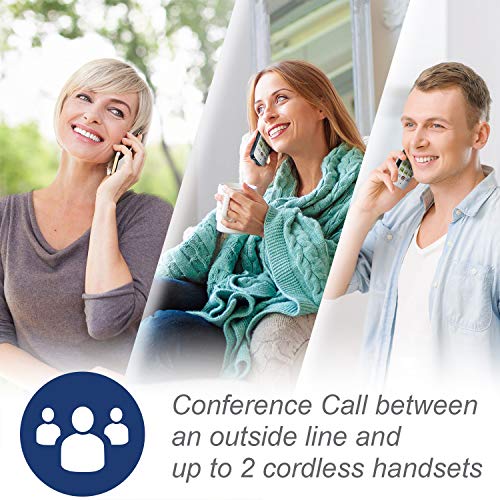 VTech CS6719-2 2-Handset Cordless Phone with Caller ID/Call Waiting, Handset Intercom & Backlit Display/Keypad, Silver