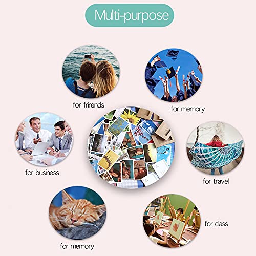 Cheerly Custom Postcards with Photo/Text, Personalized Postcards Upload Your Own Design, 350gsm Postcard Paper with Packing for Business Promotions, Direct Mail, Discounts-500pcs