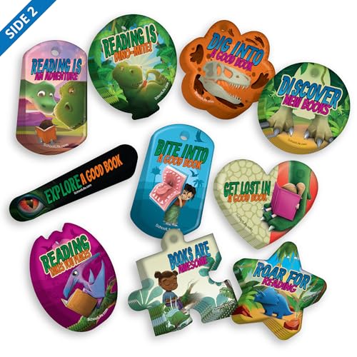 2026 Collaborative Summer Library Program (CSLP) “Unearth a Story” Brag Tags Increase Children's Summer Reading Participation & Skills Value Pack: (500 Tags + 150 Chains)