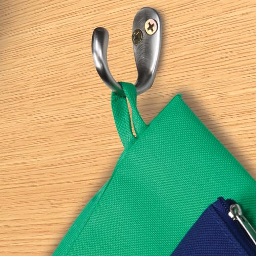 Really Good Stuff Deluxe Multi-Pocket Chair Pockets, 6-Pack, Green