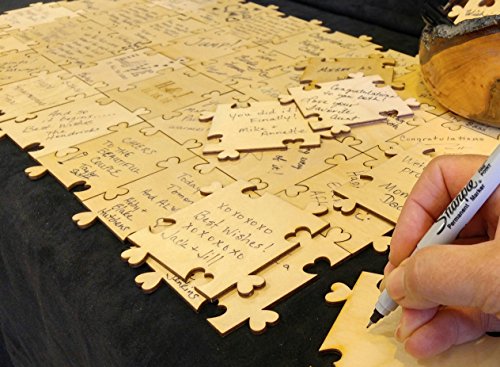 Sweetheart Puzzle Wooden Signing Guest Book (150 piece)