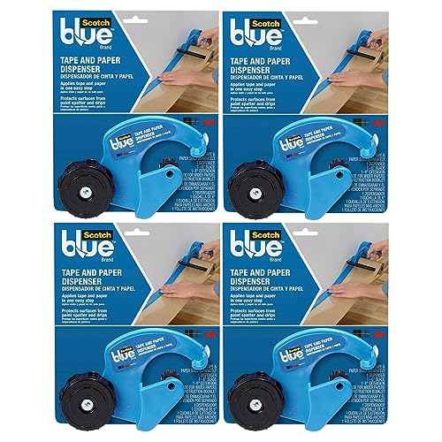 3M SCOTCHBLUE Tape and Paper Dispenser (00051131774087) (4/Each)