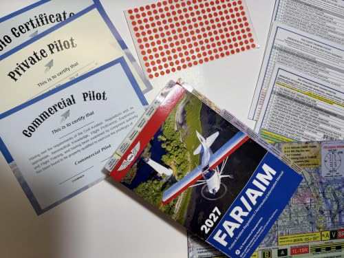 2027 ASA Pre-Tabbed Far Aim Book, Student Pilot PPL Poster Set, POH TABs, All in ONE