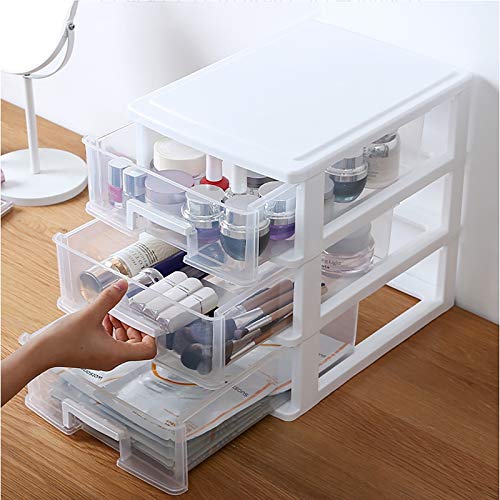 noxozoqm Desktop Filing Cabinet - 2/3/4 Layer Drawer, Cosmetic Storage, File Cabinets, for Desktop Office Supplies, Vanity, Kitchen and Home. (Size : 2 Layers)