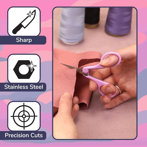 JubileeYarn Classic Embroidery Scissor - Translucent Blue - 30 Scissors