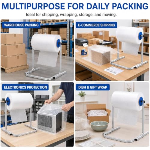 YZHYY Bubble Wrap Roll Dispenser for Packing Shipping