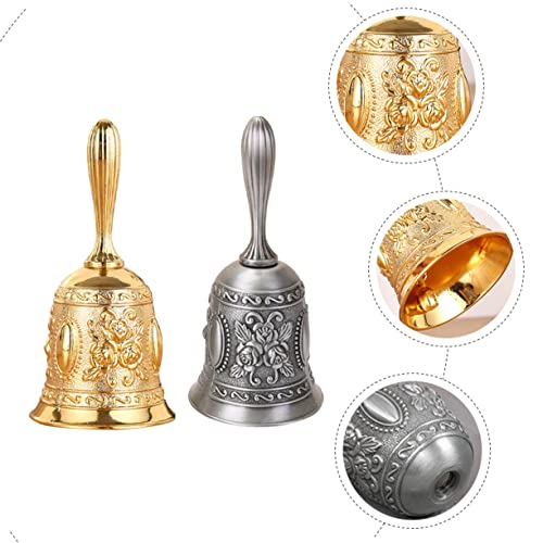 Bell,wall hanging decoration 10 Pcs Desktop Bell Restaurant Hand Bell Manual Restaurant Bell Dining Table Bell Hotel Call Bell Dinner Bell Customer Bell Teacher Bell Bar Bell Handheld Bell Game Bell Z