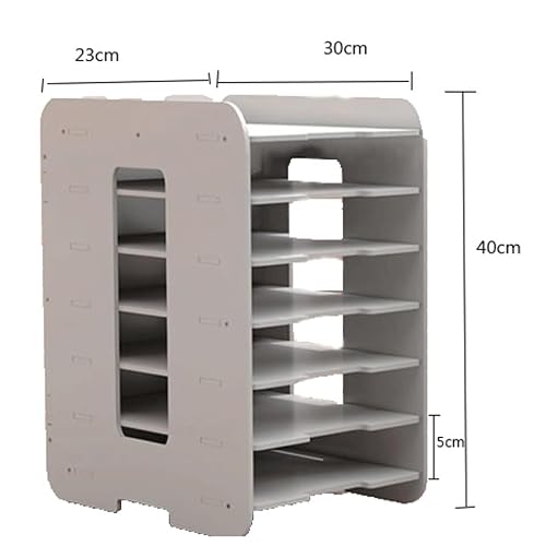 File holder File Rack Multi Layer Storage Desktop Data Folder Office