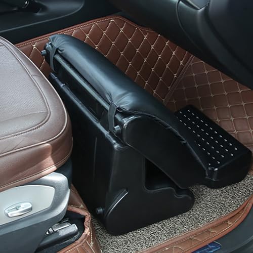 OHaGiN Car Seat Foot Rest, Adjustable Footrest Office Footrests Ergonomic Foot Stool,Multifunctional Folding Stool for Automotive, Office, Outdoor