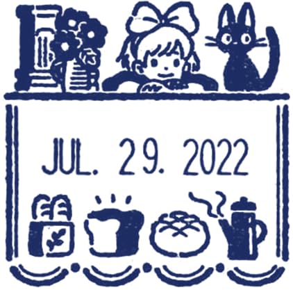 Sanby Ghibli Kiki's Delivery Service Stamp Date Stamp SATK-MS-01