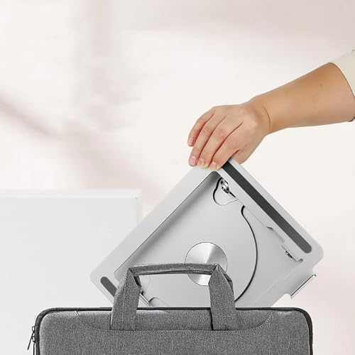 DDYYDS Laptop Stand with 360 Degree Rotation Computer with Folding and Lifting Aluminum Alloy Hollow Heat Dissipation Base