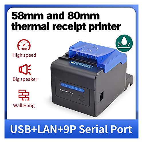 BGVGFBNJ 20-80mm Thermal Receipt Printer Barcode Bill Printer high Speed Thermal Printer C300H N260H N200L LAN USB Serial(N260H 9pserial U LAN)
