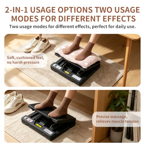 Foot Rest for Under Desk at Work, Detachable Soft Cushion pad, Adjustable