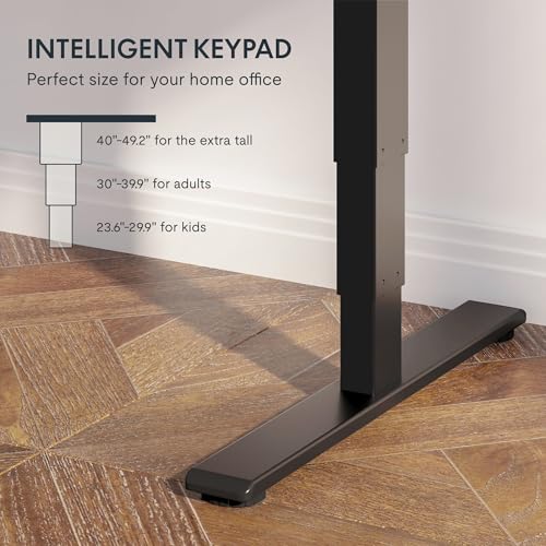 FlexiSpot E6 Bamboo 3-Stage Dual Motor Electric Standing Desk 55 x 28 Sit Stand Up Desk, Holds 220 lbs, Adjustable Height w/ Memory Presets, Solid Bamboo Curved Desktop & Black Frame, Ships in 2 Boxes