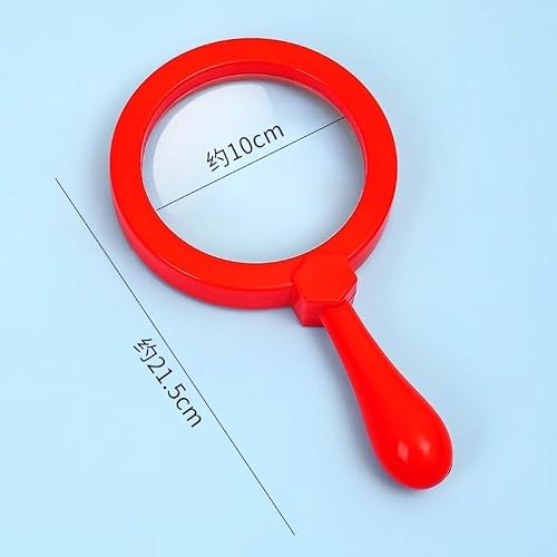 BFKRYP 3X Handheld Reading Magnifier Acrylic Optical Lens Student Learning