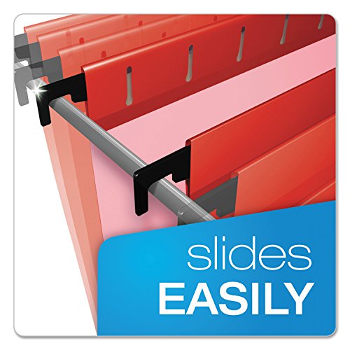 Pendaflex 6152X2ASST Hanging Folders,2-Inch Exp,1/5 Cut Tabs,Letter,20/BX, AST