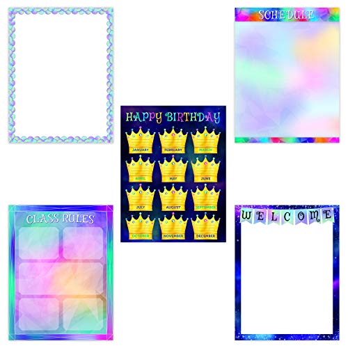 Creative Teaching Press Mystical Magical Classroom Essentials 5-Chart Pack, CTP 8744