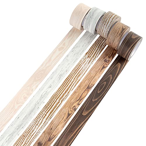 Recollections Wood Grain Crafting Washi Tape, 12 Packs: 5 ct. (60 Total)