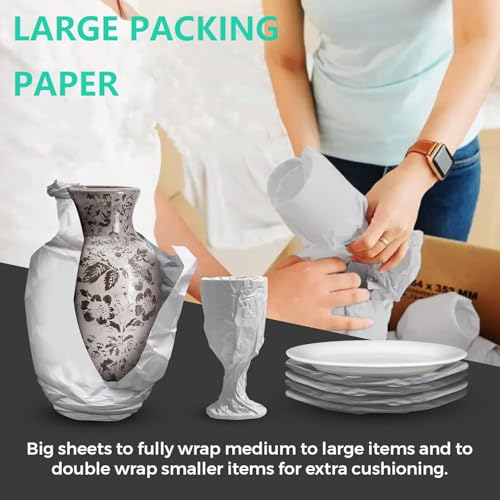 Large Moving Paper Packing Sheets 24x36 Inch Newsprint Paper for Packaging Moving Shipping Supplies, Wrapping Fragile Items, Pet Cage Liners 10.8LB
