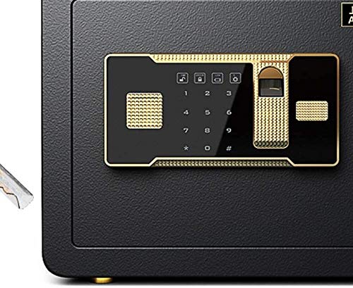 OREKPOT Fireproof Waterproof Cabinet s, Wall s Cabinet s Diversion s Biometric with Keypad Code Lock Deposit ES Hidden Money Fingerprint Valuables, Money, Cash,Black