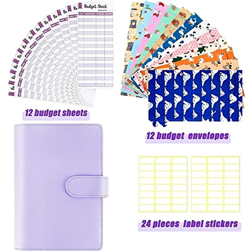 ONMYJFD 27 Pieces A6 Binder Cover Budget Envelopes System Budget Pockets for Planner Organizer