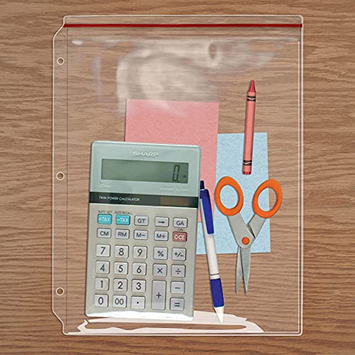 StoreSMART - Supply Zipper Case for 3-Ring Binders - 200-Pack - Vinyl Plastic - VH309-200