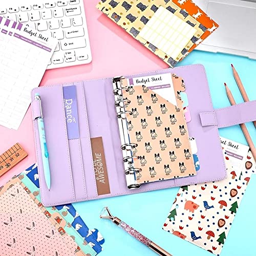 ONMYJFD 27 Pieces A6 Binder Cover Budget Envelopes System Budget Pockets for Planner Organizer
