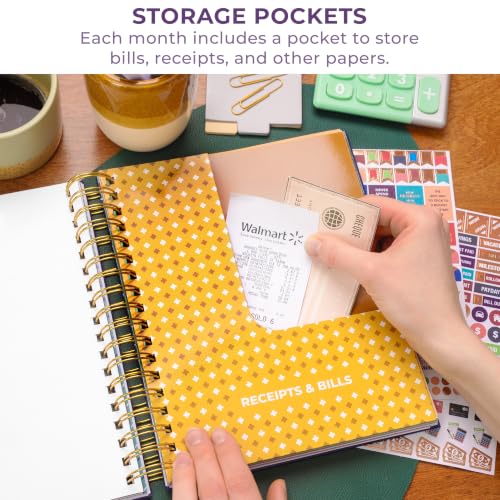 Clever Fox Budget Planner & Monthly Bill Organizer, Large Purple