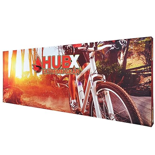 Alghualy Custom Fabric Pop Up Straight Display, Trade Show Display Backdrop Booth, Hook and Loop Step and Repeat Backdrop for Trade Show Backdrops (Graphic Only, 20ftx8ft)