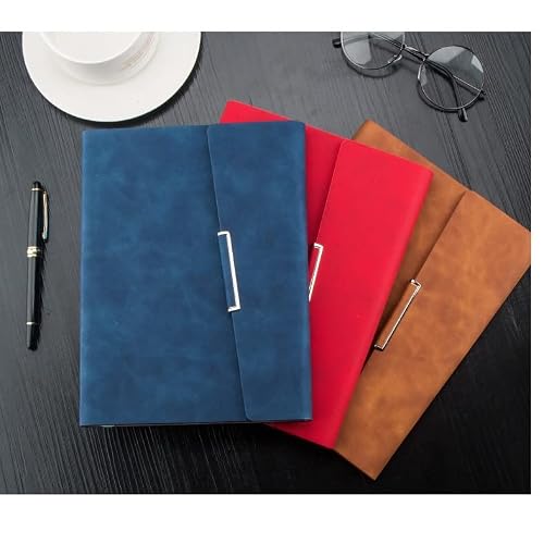 Tri-fold loose-leaf notebook a5 stationery detachable business notepad leather