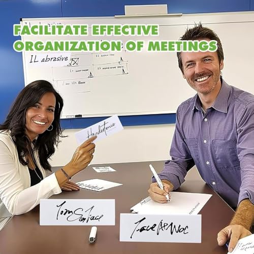 OLurkthu Dry Erase Name Tent Cards Classroom 8.75x3 in Set with Markers