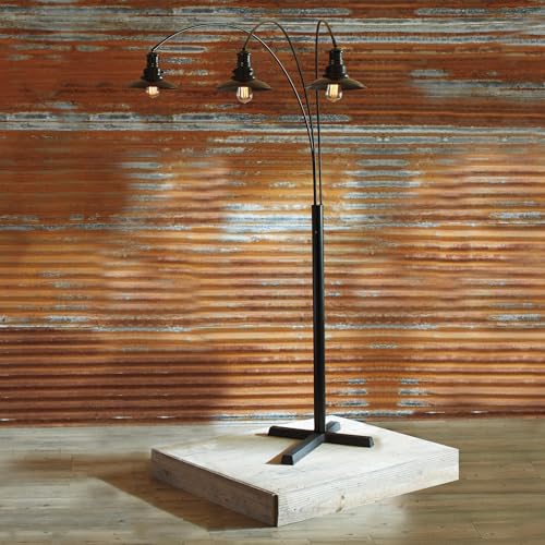 Signature Design by Ashley Sheriel 3-Arm Arc Floor Lamp for Living Room