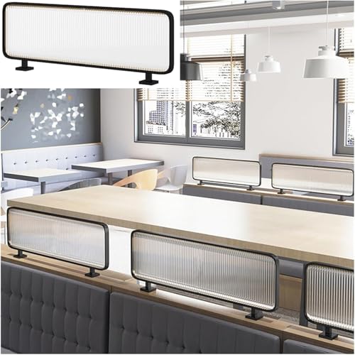 Desk Panel – Iron Room Divider for Enhanced Focus & Privacy – Stylish Partition for Office & Home Workspace Decor – Ideal for Dining Areas & Workstations